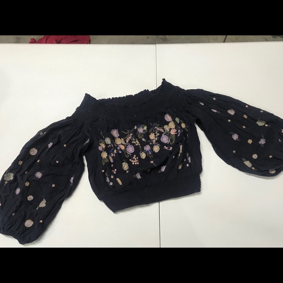 Free people flowy floral shirt - Picture 1 of 3